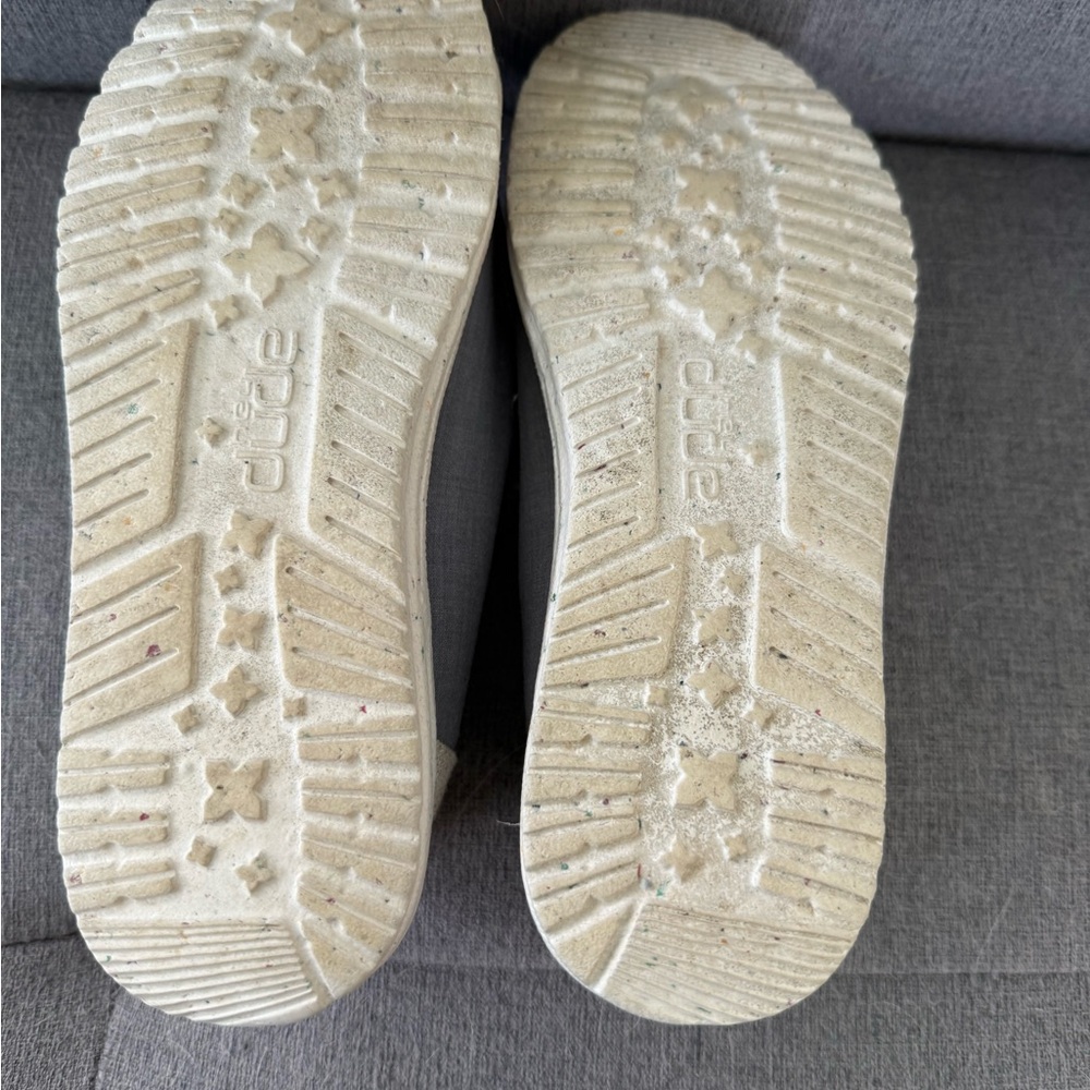 Hey Dude Light Denim / cream colored Size 7 - Picture 2 of 5